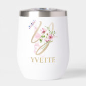 Personalisierter Name des Gold Script Letter Y Mon (Vorderseite)