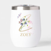 Personalisierter Name des Gold Script Letter Z Mon (Vorderseite)