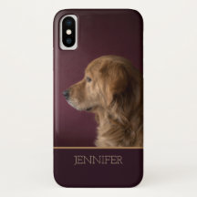 Personalisierter Name des Golden Retriever | Hund