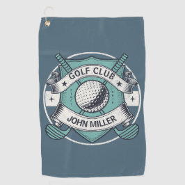 Personalisierter Name des Golfclubs Golfhandtuch