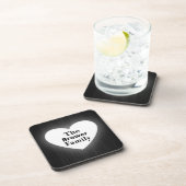 Personalisierter Name des Hartkunststoff-Untersetz Getränkeuntersetzer (Rechte Seite)