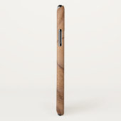 Personalisierter Name des hellbraunen Holzkörners Case-Mate iPhone Hülle (Hinten/Rechts)