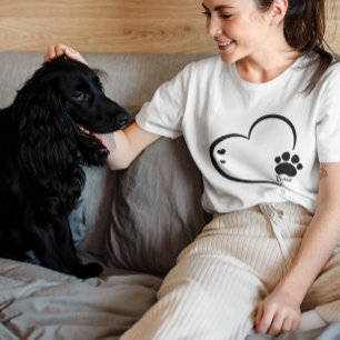 Personalisierter Name des Hundes Mama-Geschenk für T-Shirt