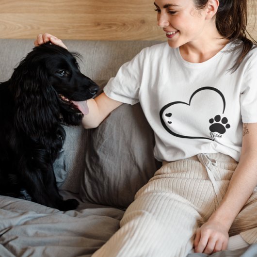 Personalisierter Name des Hundes Mama-Geschenk für T-Shirt