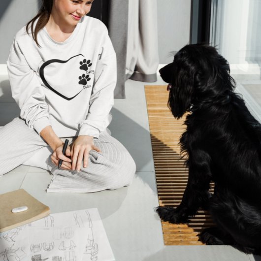 Personalisierter Name des Hundes Mama Mama-Geschen Sweatshirt