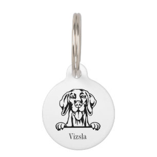 Personalisierter Name des Hundes von Vizsla Haustiermarke