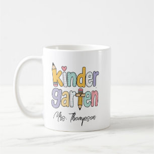 Personalisierter Name des Kindergartenerziehers Pa Kaffeetasse