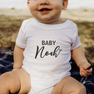 Personalisierter Name des Kindes Baby Strampler