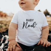 Personalisierter Name des Kindes Baby Strampler