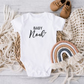 Personalisierter Name des Kindes Baby Strampler