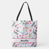 Personalisierter Name des Krankenpflegers Tasche (Vorderseite)