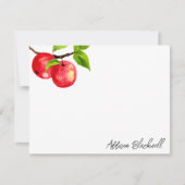 Personalisierter Name des Lehrers Mitteilungskarte (Vorderseite)