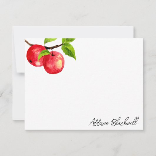 Personalisierter Name des Lehrers Mitteilungskarte (Vorderseite)