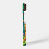 Personalisierter Name des Magischen Forest Pixel iPhone Hülle (Linke Seite)