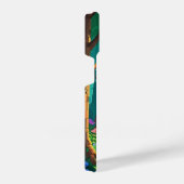 Personalisierter Name des Magischen Forest Pixel iPhone Hülle (Rechte Seite)