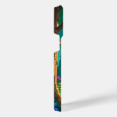 Personalisierter Name des Magischen Forest Pixel iPhone Hülle (Rechte Seite)