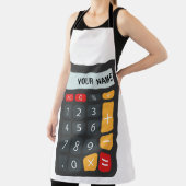 Personalisierter Name des Math Calculator Schürze (InSitu)