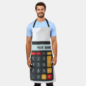 Personalisierter Name des Math Calculator Schürze (Getragen)