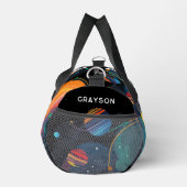 Personalisierter Name des modernen Astronauten Duffle Bag (Rechts)