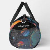 Personalisierter Name des modernen Astronauten Duffle Bag (Rechts)