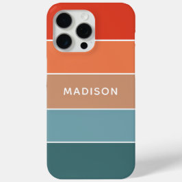 Personalisierter Name des modernen Colorblock Eart Case-Mate iPhone Hülle