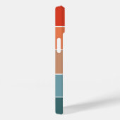 Personalisierter Name des modernen Colorblock Eart Case-Mate iPhone Hülle (Rückseite / Rechts)