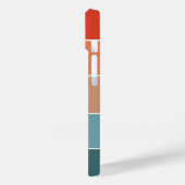 Personalisierter Name des modernen Colorblock Eart Case-Mate iPhone Hülle (Rückseite / Links)