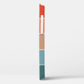 Personalisierter Name des modernen Colorblock Eart Case-Mate iPhone Hülle (Rückseite / Links)