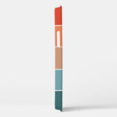 Personalisierter Name des modernen Colorblock Eart Case-Mate iPhone Hülle (Rückseite / Rechts)