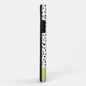 Personalisierter Name des modernen grünen Avocado Case-Mate iPhone Hülle (Hinten/Rechts)