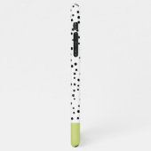 Personalisierter Name des modernen grünen Avocado iPhone Hülle (Linke Seite)