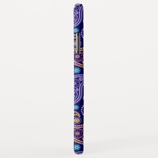 Personalisierter Name des modernen Paisley-Musters Case-Mate iPhone Hülle (Hinten/Rechts)