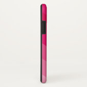 Personalisierter Name des modernen rosa diagonalen Case-Mate iPhone Hülle (Hinten/Rechts)