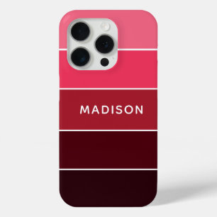 Personalisierter Name des modernen rosafarbenen Fa Case-Mate iPhone Hülle
