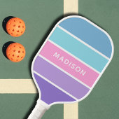Personalisierter Name des modernen schick-Girl-Far Pickleball Schläger