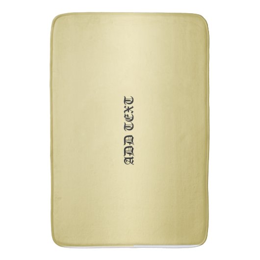 Personalisierter Name des Monogrammgrades mit eleg Badematte (Vorderseite Vertikal)