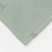 Personalisierter Name des Monogramms für die Wiede Fleecedecke (Ecke)