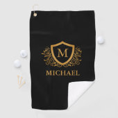 Personalisierter Name des Monogramms Golfhandtuch (Insitu)