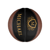 Personalisierter Name des Monogramms Mini Basketball (Vertikal)