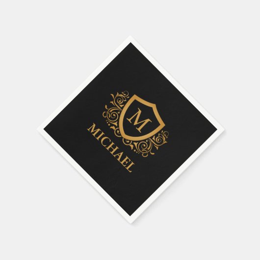 Personalisierter Name des Monogramms Serviette (Ecke)