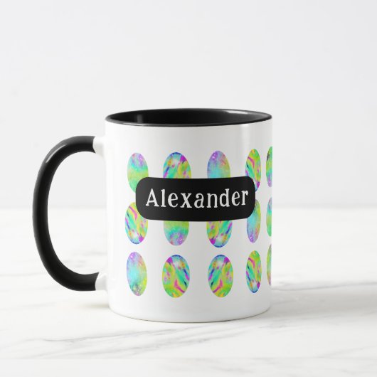 Personalisierter Name des Ostereis Tasse (Links)