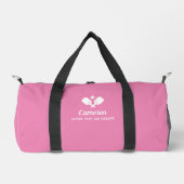 Personalisierter Name des Pickleball-Paddels Duffle Bag (Vorderseite)