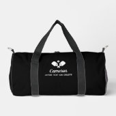 Personalisierter Name des Pickleball-Paddels Duffle Bag (Vorderseite)