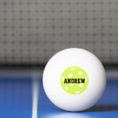 Personalisierter Name des Pickleball Tischtennisball (Netto)