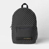 Personalisierter Name des Prüfmusters Bedruckter Rucksack (Vorderseite)