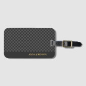 Personalisierter Name des Prüfmusters Gepäckanhänger (Vorderseite (Horizontal))