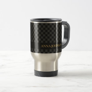 Personalisierter Name des Prüfmusters Reisebecher