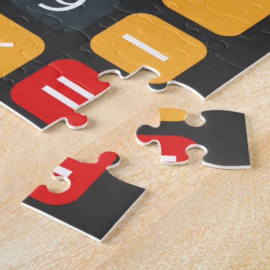 Personalisierter Name des Rechner Puzzle (Seite)