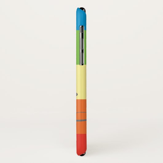 Personalisierter Name des Regenbogens Case-Mate iPhone Hülle (Hinten/Links)