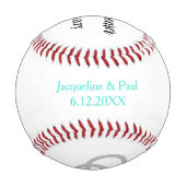 Personalisierter Name des Ringträgers Türkisch Baseball (Rückseite)